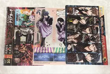 도겐안귀 챔피온 보니타 부록 클리어 책갈피 클리어 스탠드 클리어 카드