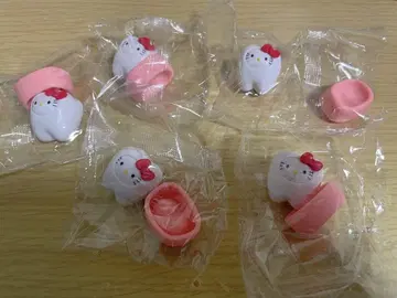 산리오 캐릭터즈 모두 함께 되자! -치아- 키티 x 5 가챠가챠