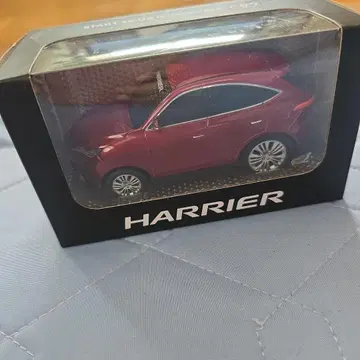 HARRIER 빨간색 미니카 TOYOTA 샘플