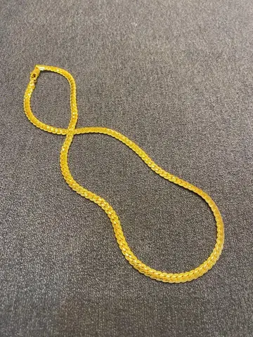 골드 체인 목걸이 약 50cm 8g