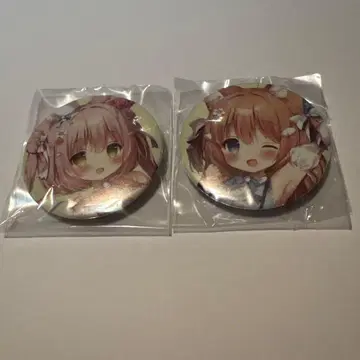 복숭아콩 꼬마모찌 캔뱃지 묶음 판매