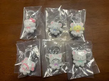 산리오 메지루시 액세서리 복슬복슬 스노우 컴프 세트