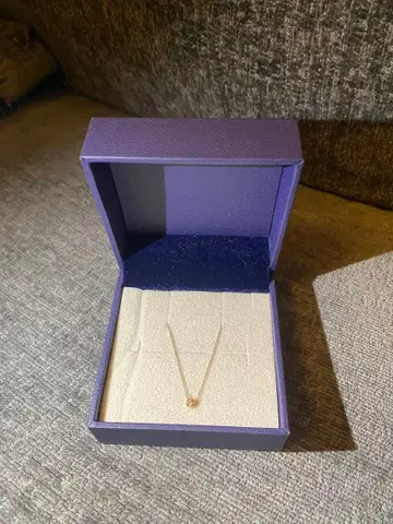 Vendome Aoyama 골드 다이아몬드 목걸이