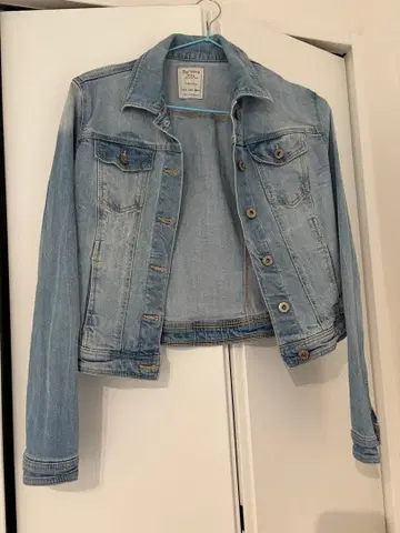 Bershka 라이트 블루 데님 자켓 M