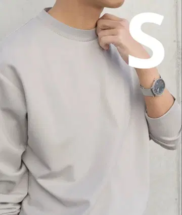 SHIPS any: 디자인 리브 하이 게이지 분또 크루넥 S 사이즈