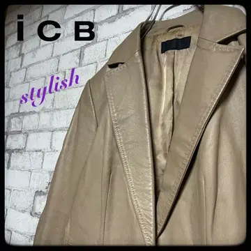 [ 양가죽 ] iCB 아이씨비 가죽 자켓 천연 가죽 램 가죽