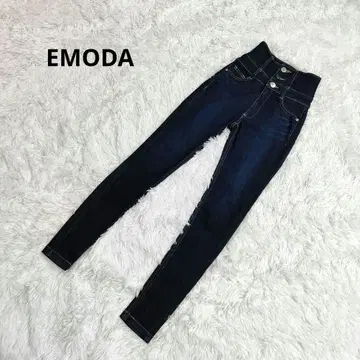 EMODA 에모다 ELDER SYM 하이웨스트 데님 스키니 사이즈 0
