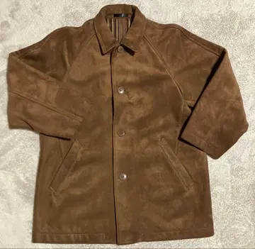 빈티지 남성용 스웨이드 느낌 자켓 코트 사이즈 M