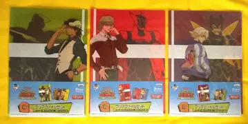 TIGER&BUNNY 제일복권 G상 클리어 파일 세트 3종
