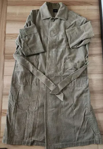 URBAN RESEARCH 코듀로이 오버코트 베이지