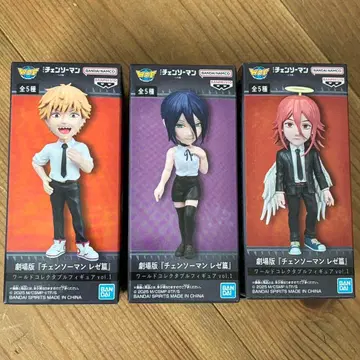 체인소 맨 월드 컬렉터블 피규어 3종 세트