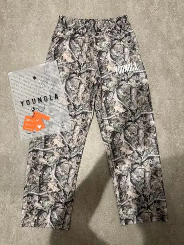 YOUGULA 카모플라쥬 스웨트 팬츠