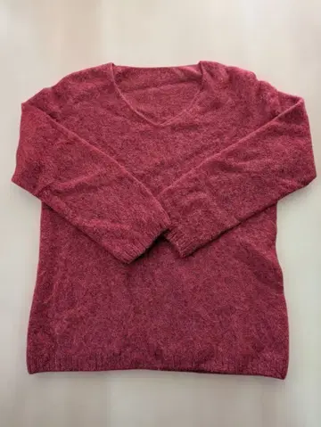 FACTORY 니트 와인 레드 스웨터 긴팔 아르카