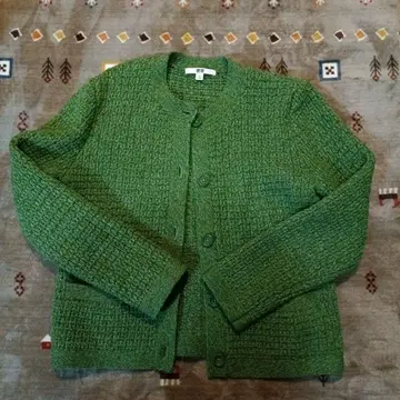 UNIQLO 그린 니트 가디건 M