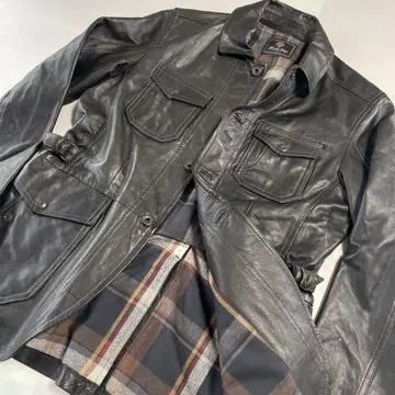 새상품급 남성용 비기 양가죽 사이즈 3 가죽 자켓 램 가죽 양가죽 블랙