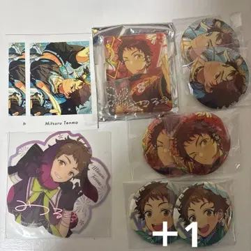 앙스타 텐마 미츠루 캔뱃지, 콜로타, 파샤츠, 꽃 동반 카드