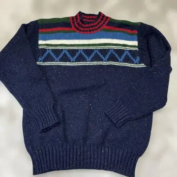 Eddie Bauer 노르딕 무늬 스웨터 M