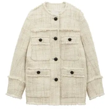 CLANE 클라네 노카라 트위드 자켓 사이즈 1