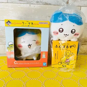 치이카와 제일복권 라멘 C상 하치와레 피규어 웅크린 친구들