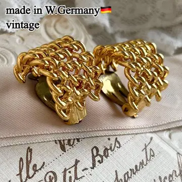 서독제 유럽 빈티지 체인 디자인 빅 사이즈 귀찌