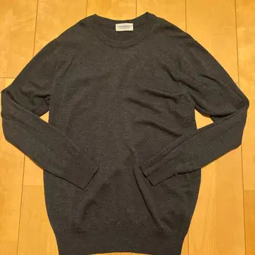 JOHN SMEDLEY 울 스웨터 S 다크 그레이