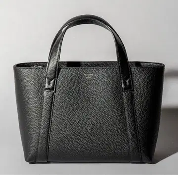 PELLE MORBIDA 블랙 가죽 토트백