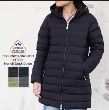 PYRENEX SPOUTNIC LONG SOFT2 블랙 사이즈 38