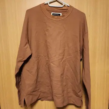 MAISON SPECIAL 브라운 긴팔 티셔츠 44