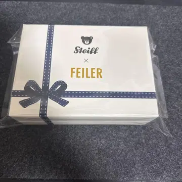 새상품 슈타이프 테디베어 키링 세트 Steiff x FEILER