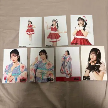 FRUITS ZIPPER 마나카 마나 생사진 7장 세트