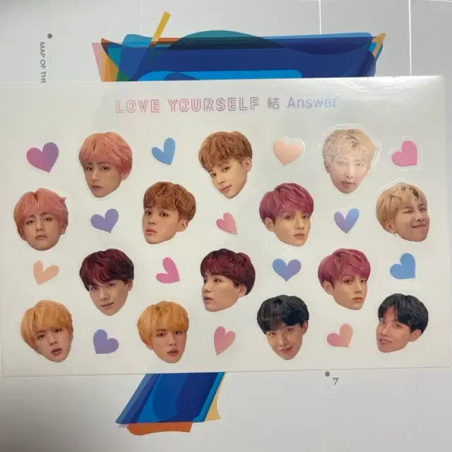 방탄 럽셀 love yourself 스티커