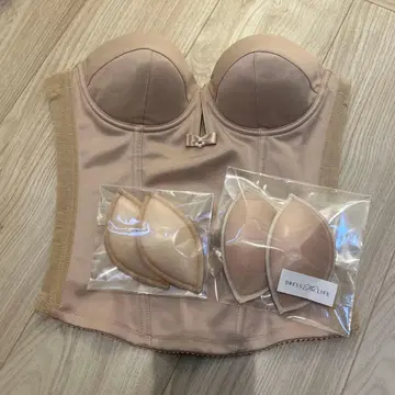 새상품급 푸시 업 패드 부착 드레스 더 라이프 브라이덜 이너