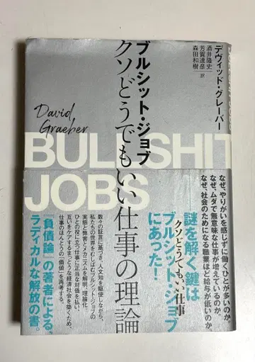 쓰레기 같은 직업: 엉터리 같은 일에 대한 이론 데이비드 그레이버