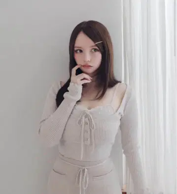 Brenda lace knit set andmary