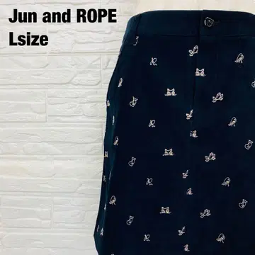 Jun and ROPE 준앤로페 무릎 기장 타이트 스커트 1200