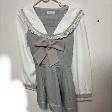 리즈리사 세일러 셋업 그레이 LIZ LISA