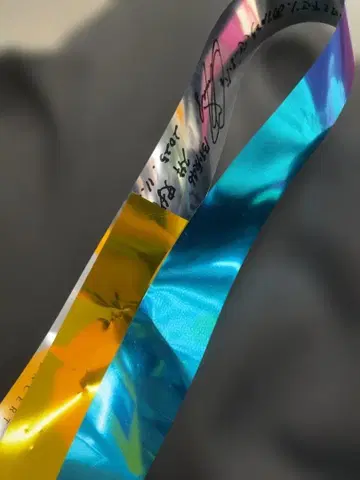 노기자카46 쿠보 시오리 졸업 콘서트 은색 테이프 2개