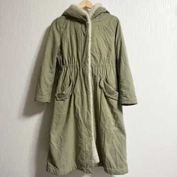 SNIDEL 스나이델 2way 모즈 코트 그린 F