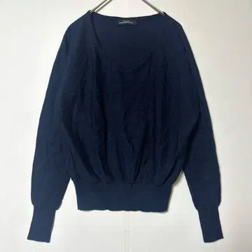 그린 라벨 릴랙싱 네이비 V넥 스웨터 M 상당 Y