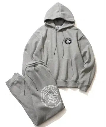 새상품 맨체스터 시티 엠블럼 로고 상하의 셋업 그레이 XL