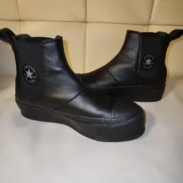 CONVERSE 블랙 사이드 고어 부츠