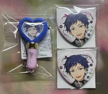 후시미 유즈루 하트 캔뱃지, 미니 펜라이트 참 세트
