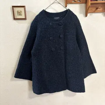 폰데샤론 가디건 네이비