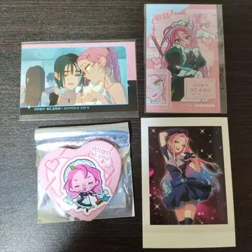 에이리언 스테이지 alienstage 미지 카페 캔뱃지 혜택