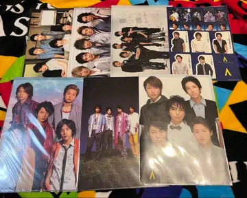 아라시 클리어 파일 스티커 AROUND ASIA Time ARASHIC