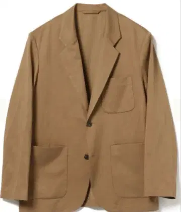 BEAMS LIGHTS / 실키 린넨 2 버튼 이지 자켓