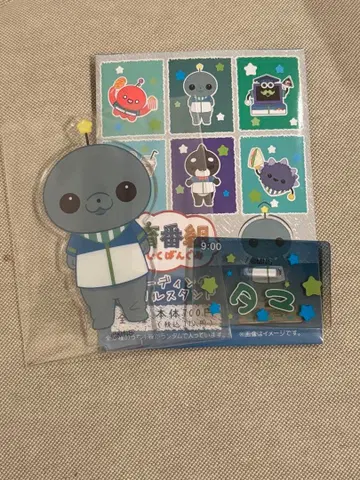 교육 방송 타마 아크릴 스탠드 훼미리마트 콜라보 아크릴 스탠드 훼미리마트