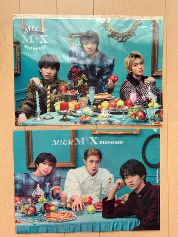 M!LK M!X museum 클리어 파일 2장 세트