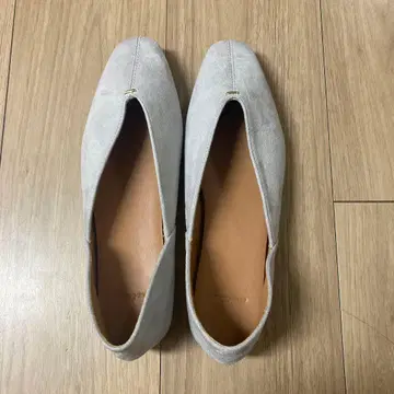 그레이 플랫슈즈 슬립온