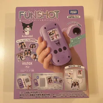 새상품 FUNSHOT (팬샷) 인스턴트 프린트 카메라 쿠로미
